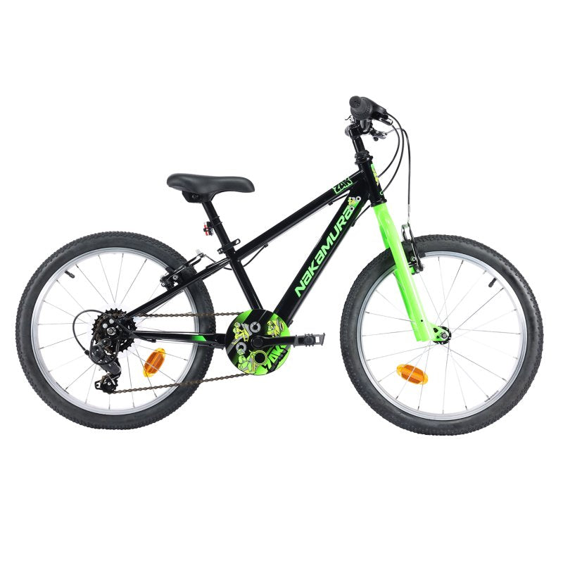 NAKAMURA Vélo enfant 20 pouces 5-8 ans Zak Evo Kid Noir et vert