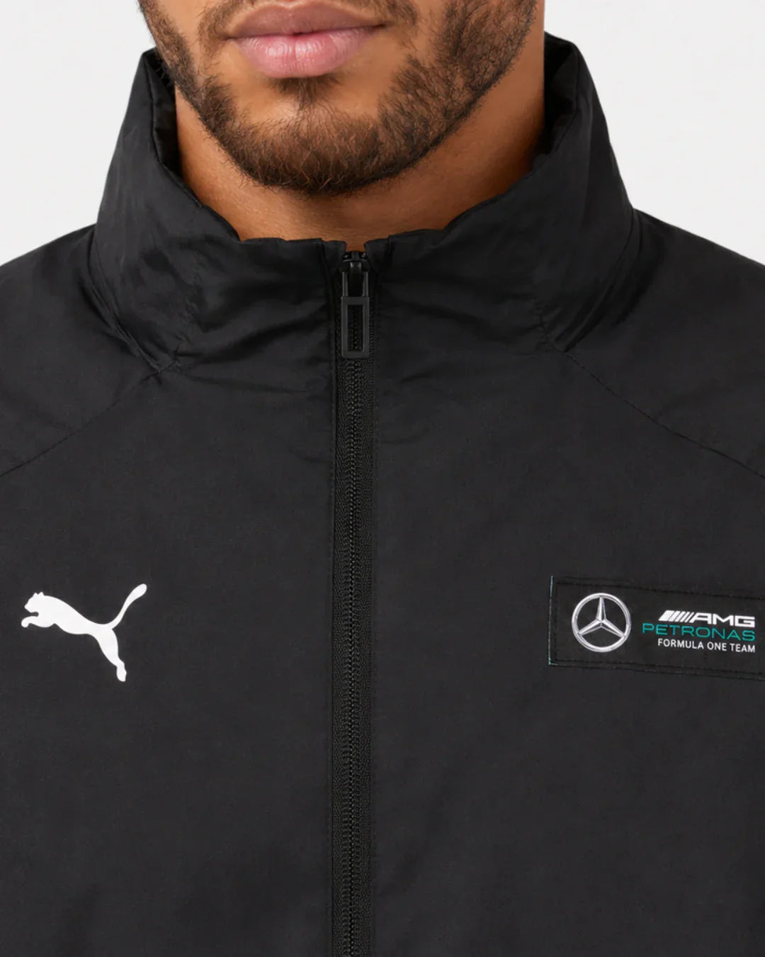 Veste coupe-vent Puma Mercedes AMG - Noir/Blanc/Bleu